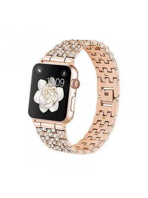 Fashion Diamond Watch Strap Band Wristband For Apple iWatch Stainless Steel 38-44 mm