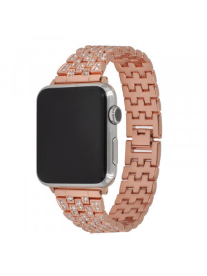 Fashion Diamond Watch Strap Band Wristband For Apple iWatch Stainless Steel 38-44 mm