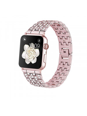 Fashion Diamond Watch Strap Band Wristband For Apple iWatch Stainless Steel 38-44 mm