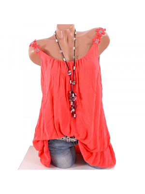 Plus Size Ladies Boho Casual Solid Tops Women Crew Neck Vest Sleeveless Shirt UK