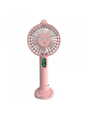 Mini Hand-held Small Folding Desk Fan Cooler Cooling USB Rechargeable 3-Modes