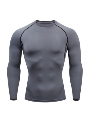 Mens Breathable T Shirt Wicking Cool Dry Running Gym Top Sports Compression New