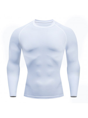 Mens Breathable T Shirt Wicking Cool Dry Running Gym Top Sports Compression New