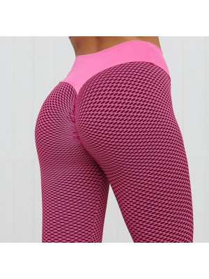 Womens High Waist Yoga Pants Anti-Cellulite Leggings Trouse Push Up Sports Gym 