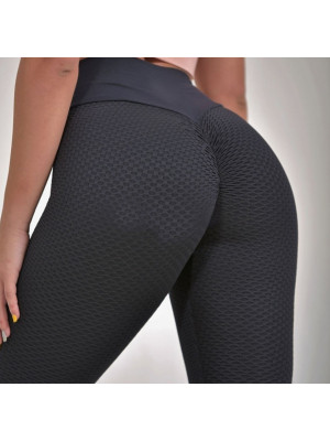 Womens High Waist Yoga Pants Anti-Cellulite Leggings Trouse Push Up Sports Gym 