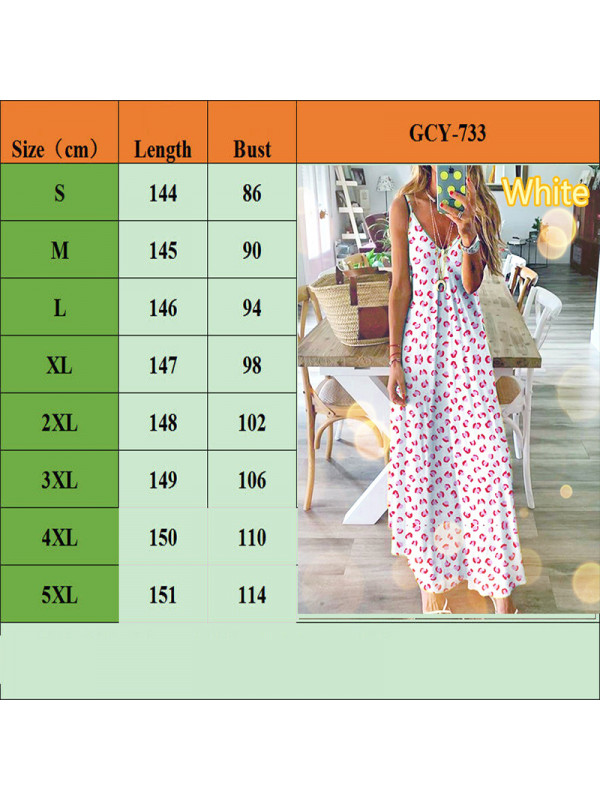 Womens Boho Gradient Cami Sundress Ladies Summer Beach Maxi Sleeveless Dress