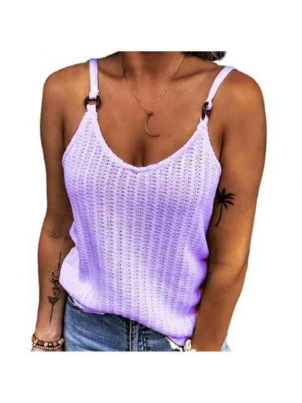 Womens Sleeveless Loose Vest T Shirt Ladies Summer Cami Camisole Blouse Tops Tee