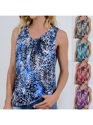 Womens Sleeveless Loose Vest T Shirt Ladies Summer Cami Camisole Blouse Tops Tee