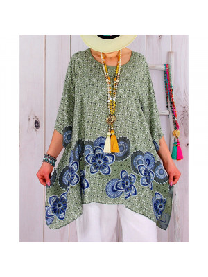 Plus Size Women Boho Loose Tunic Dress Ladies Summer Beach Baggy Kaftan Dress UK