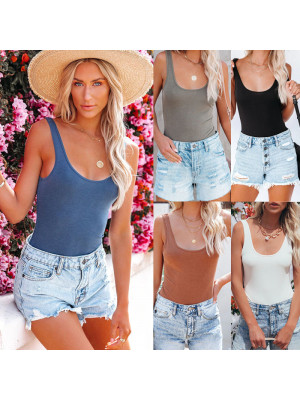 Women Loose Sleeveless Vest T Shirt Ladies Summer Cami Camisole Blouse Tops Tee Slim