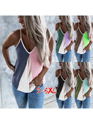 Womens Sleeveless Swing Vest Tee Ladies Blouse Flared Tops T Shirts Pullover UK