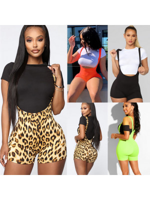 Womens Beachwear Leotard Playsuit Sling Shorts Ladies Jumpsuit Rompers Bodysuits