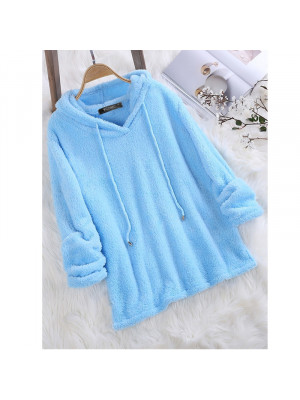 Ladies Snuggle Fleece Bed Jacket Novelty Lounge Tops Hoodie Jumper Nightwear HOT