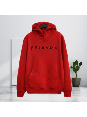 Womens Ladies Pullover Hooded Shirt Loose Blouse Hoodies Friends Sweatshirt Tops