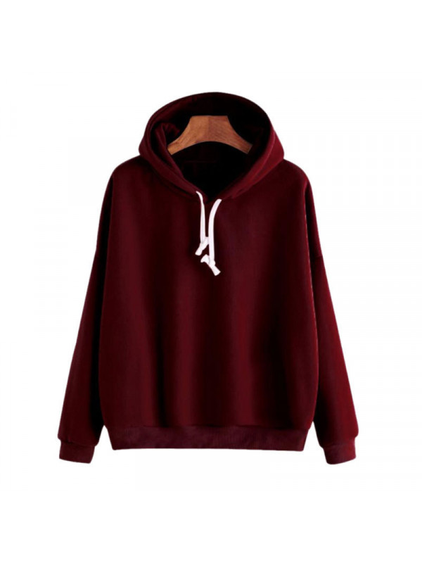 Womens Hooded Hoodies Sweatshirt Ladies Winter Casual Tops Jumper Pullover Sizes