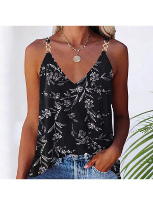 Women Camisole Blouse Tee Tops Summer Cami Ladies Sleeveless Loose Vest T Shirt