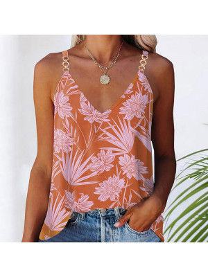 Women Camisole Blouse Tee Tops Summer Cami Ladies Sleeveless Loose Vest T Shirt